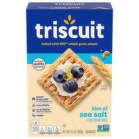 TRISCUIT Hint of Sea Salt Whole Grain Wheat Crackers, 8.5 Ounce