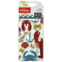 Trudeau Maison Bibs, Disposable, 4 Each