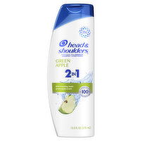 Head & Shoulders Head & Shoulders 2 in 1 Dandruff Shampoo and Conditioner, Green Apple, 12.5 oz, 12.5 Ounce