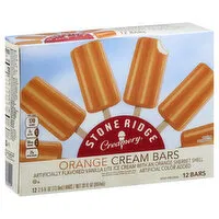 Stone Ridge Creamery Cream Bars, Orange, 12 Ounce