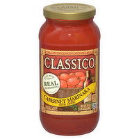 Classico Pasta Sauce, Cabernet Marinara with Herbs, 24 Ounce