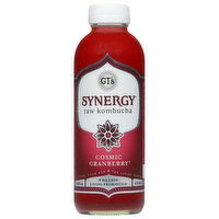 GT's Synergy Kombucha, Raw, Cosmic Cranberry, 16 Fluid ounce