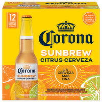 Corona Sunbrew Citrus Cerveza Beer, 12 Each
