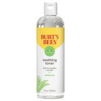 Burt's Bees Soothing Toner, Witch Hazel + Aloe, Sensitive, 12 Fluid ounce