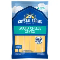 Crystal Farms Cheese Sticks, Gouda, 12 Each