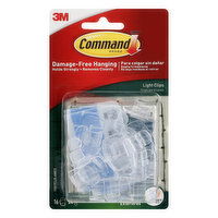 Command Light Clips, Outdoor, Damage-Free Hanging, 1 Each