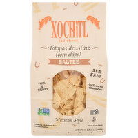 Xochitl Corn Chips, White, Sea Salt, Thin & Crispy, Mexican Style, 16 Ounce