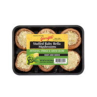 Giorgio Stuffed Baby Bella Mushrooms, Artichoke, Spinach & Cheese Blend, 8.5 Ounce