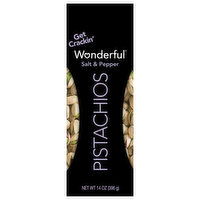 Wonderful Salt & Pepper Pistachios, 14 Ounce