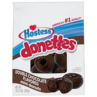 Hostess Donettes Mini Donuts, Double Chocolate Flavored, 10.75 Ounce