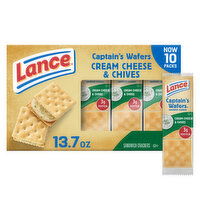 Lance® Captain's Wafers Captain's Wafers Cream Cheese and Chives Sandwich Crackers, 13.7 Ounce