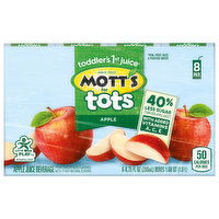 Mott's for Tots Juice Beverage, Apple, 8 Each