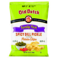 Old Dutch Spicy Dill Pickle Potato Chips, 9.5 Ounce