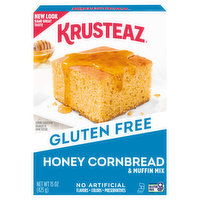 KRUSTEAZ Gluten Free Honey Cornbread & Muffin Mix, 15 Ounce