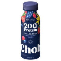 Chobani Protein Drink, Zero Added Sugar, Greek Yogurt, Mixed Berry Vanilla, 10 Fluid ounce