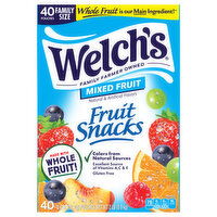 Welch's Fruit Snacks, Mixed Fruit, Family Size, 40 Each