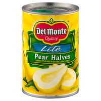 Del Monte Pear Halves, Lite, 15 Ounce