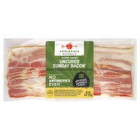 Applegate Naturals Bacon, Sunday, Uncured, Hickory Smoked, 8 Ounce