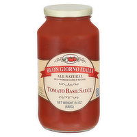 Buon Giorno Italia Sauce, All Natural, Tomato Basil, 24 Ounce