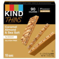 Kind Thins Caramel Almond & Sea Salt Bars, 10 Each