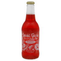 Spring Grove Soda Pop, Strawberry, 12 Ounce