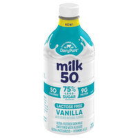 DairyPure Skim Milk, Lactose Free, Vanilla, 48 Fluid ounce