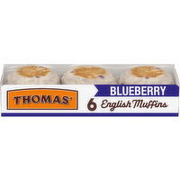 Thomas' Blueberry English Muffins, 6 count, 13 oz, 6 Each