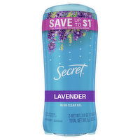 Secret Fresh Expressions Fresh Clear Gel Deodorant for Women Clear Gel, Lavender, 5.2 Ounce