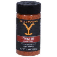 Yellowstone Seasoning and Rub, Cowboy BBQ, 5.3 Ounce