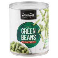 Essential Everyday Green Beans, Cut, No Salt Added, 8.25 Ounce