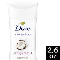 Unilever Advanced Care Antiperspirant Deodorant Stick Caring Coconut, 2.6 Ounce