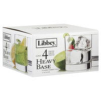 Libbey Glasses, Heavy Base, 11 Ounces, 4 Each