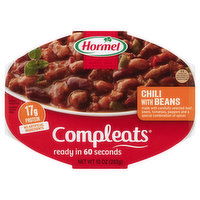 Hormel Compleats Chili, with Beans, 10 Ounce