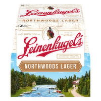 Leinenkugels Beer, Northwoods Lager, 12 Each