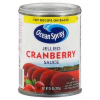 Ocean Spray Cranberry Sauce, Jellied, 14 Ounce