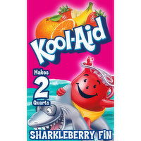 Kool-Aid Unsweetened Sharkleberry Fin Strawberry Orange Punch Artificially Flavored Powdered Soft Drink Mix, 0.16 Ounce