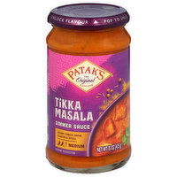 Patak's Simmer Sauce, Tikka Masala, Medium, 15 Ounce