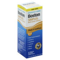 Bausch + Lomb Simplus Multi-Action Solution, 2-in-1, Cleans & Conditions, 3.5 Ounce