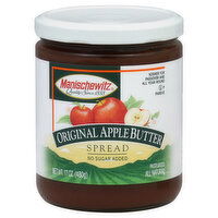 Manischewitz Apple Butter Spread, Original, 17 Ounce