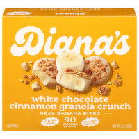 Diana's Gluten Free Cinnamon Granola Crunch  Frozen Fresh Fruit Bananas Bites, 8 Ounce