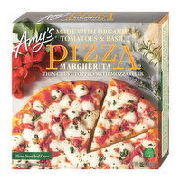 Amy's Amy's Frozen Margherita Pizza, Hand-Stretched Crust, Organic, Full Size, 13 oz., 13 Ounce