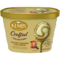 Kemps Crafted Collection Crafted Collection Salted Caramel Cold Brew Ice Cream, 1.5 Quart