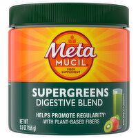 Metamucil Digestive Blend Kiwi Apple Flavored Supergreens, 5.5 Ounce