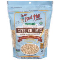Bob's Red Mill Oats, Steel Cut, Organic, 24 Ounce