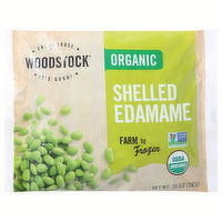 Woodstock Shelled Edamame, Organic, 10 Ounce