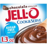 Jell-O Chocolate Sugar Free & Fat Free Pudding & Pie Filling Mix, 1.3 Ounce