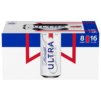 Michelob Ultra Beer, Superior Light, 8 Each