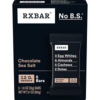 Rxbar Protein Bars, Chocolate Sea Salt, 9.1 Ounce