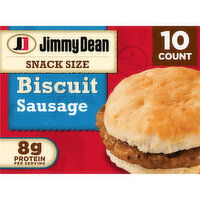 Jimmy Dean Snack Size Biscuit Breakfast Sandwiches with Sausage, Frozen, 10 Each