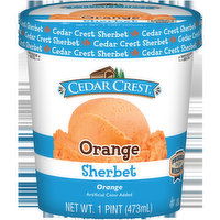 Cedar Crest Orange Sherbet, 1 Pint